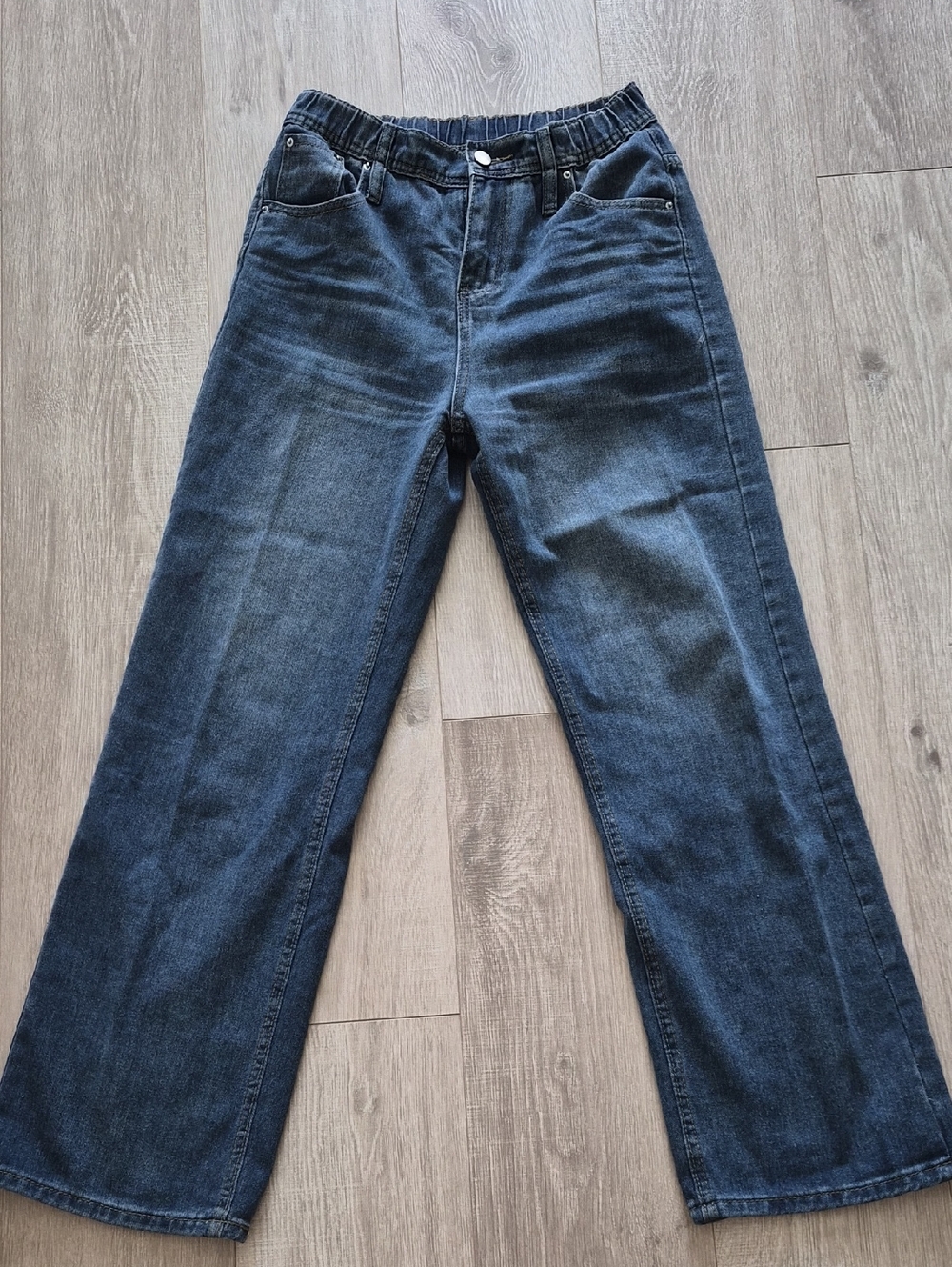 Women's Dark Blue Straight-Leg Jeans